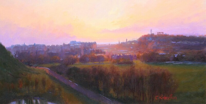 Autumn’s Embrace, Edinburgh as Edinburgh Dining Room Wall Art With Real Character